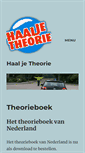 Mobile Screenshot of haaljetheorie.nl