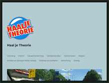 Tablet Screenshot of haaljetheorie.nl